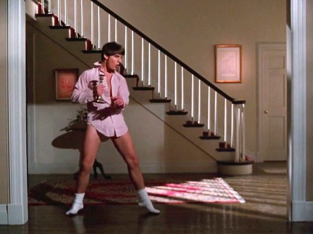 Yuppie adolescent naughtiness will forever be epitomized by Tom Cruise dancing in his underwear to "Old Time Rock and Roll" in his parents’ empty mansion in Risky Business.