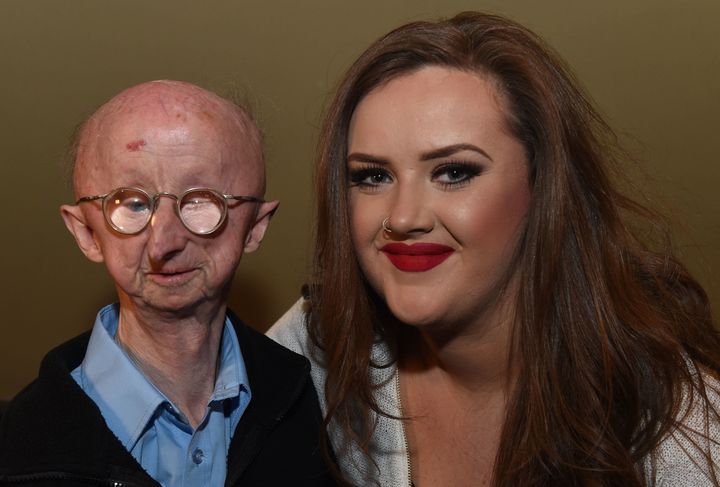 <strong>Alan Barnes with Katie Cutler</strong>