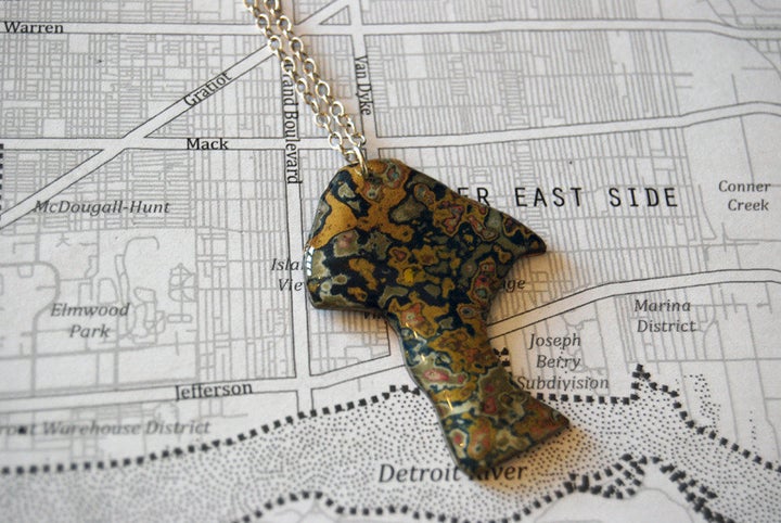 Dequindre Cut pendant, $165