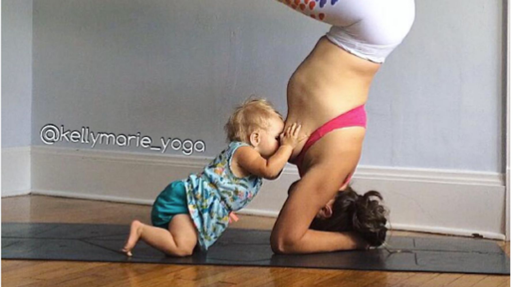 Mom Defends Right To Breastfeed In Public With Epic Yoga Photo