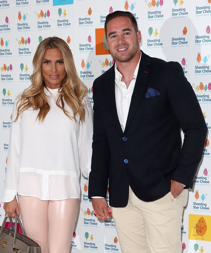 <strong>Katie Price and Kieran Hayler</strong>
