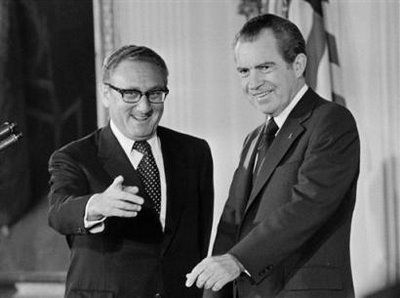 Henry Kissinger and Richard Nixon