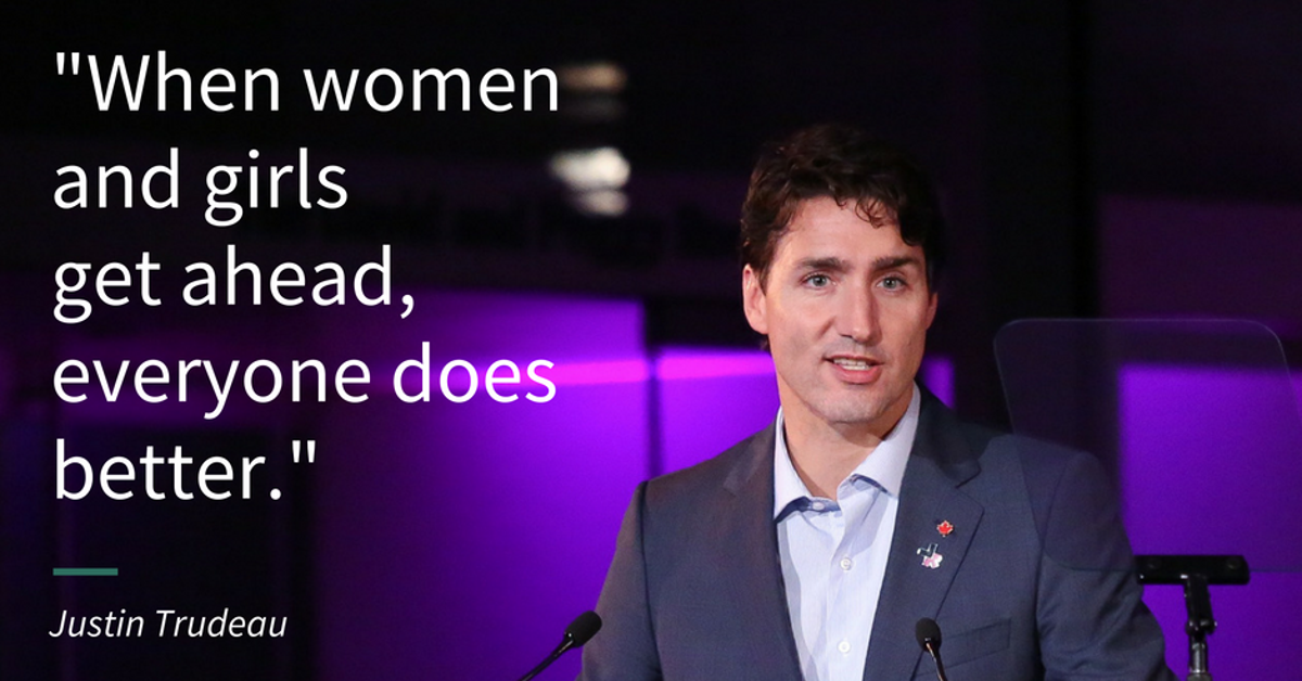 Listen To Justin Trudeau Passionately Make The Case For Gender Equality ...