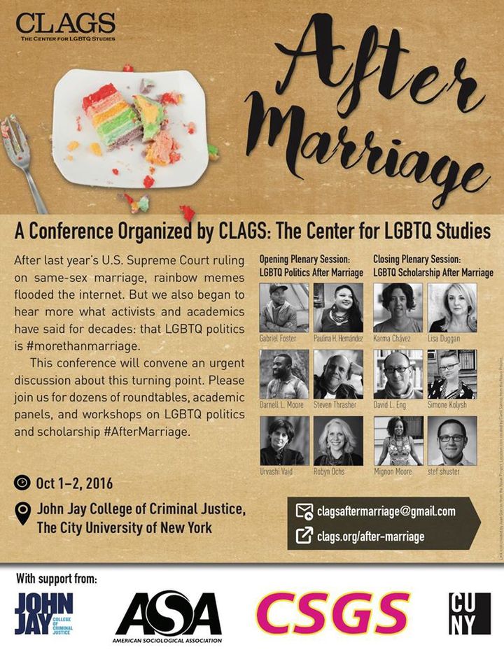 After Marriage Conference on October 1-2 in New York City