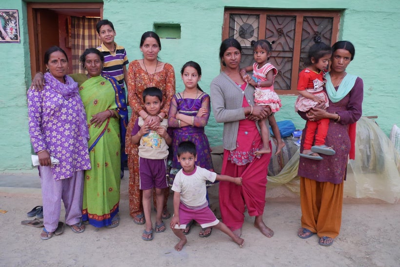 Bimla (left) is a health worker in Uttarakhand who recruits women for sterilization camps