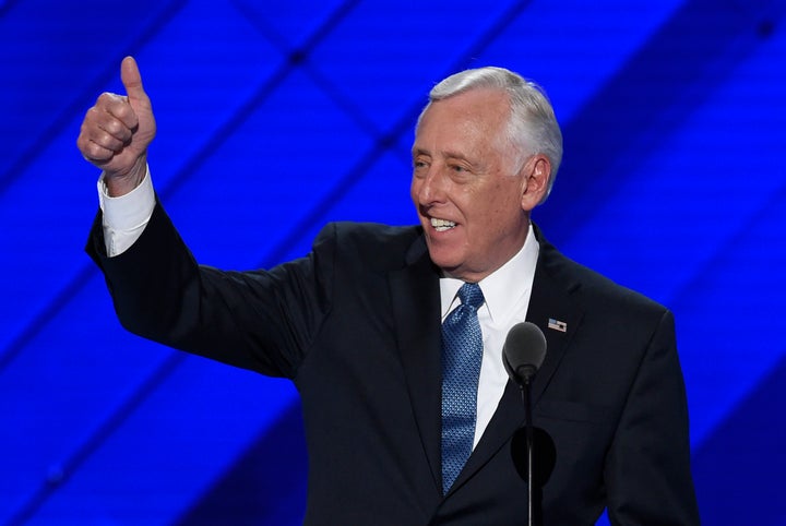 House Minority Whip Steny Hoyer (D-Md.) speaks at the Democratic National Convention in Philadelphia on July 25.