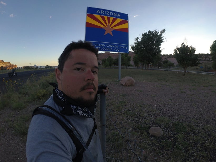 Me, cooked to all hell. Taken on Garmin Virb Ultra 30.