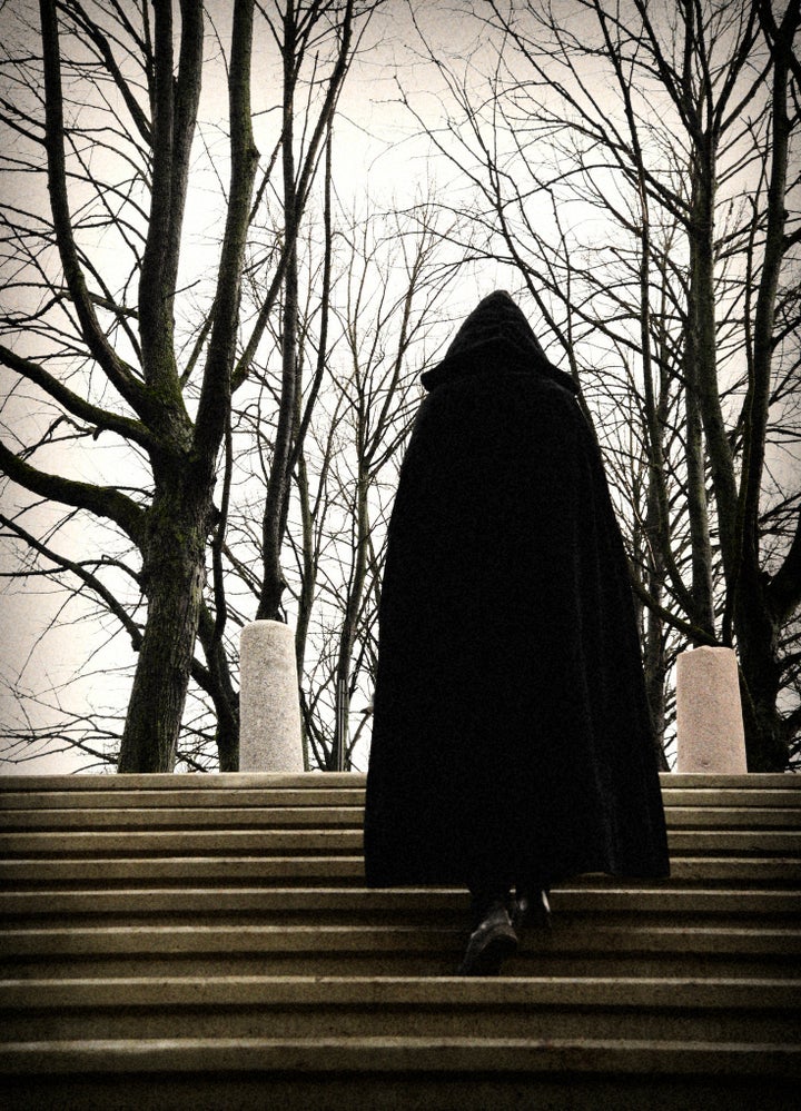 The Black Monk spectre was also known as Mr Nobody or 'Fred' (file picture) 