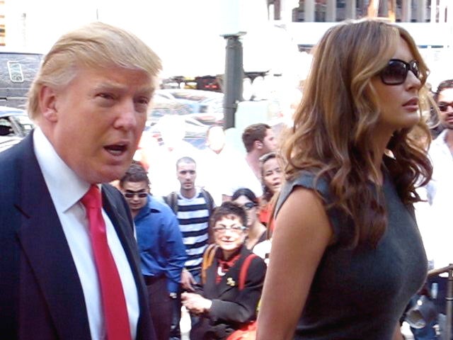 Donald Trump and wife Melania