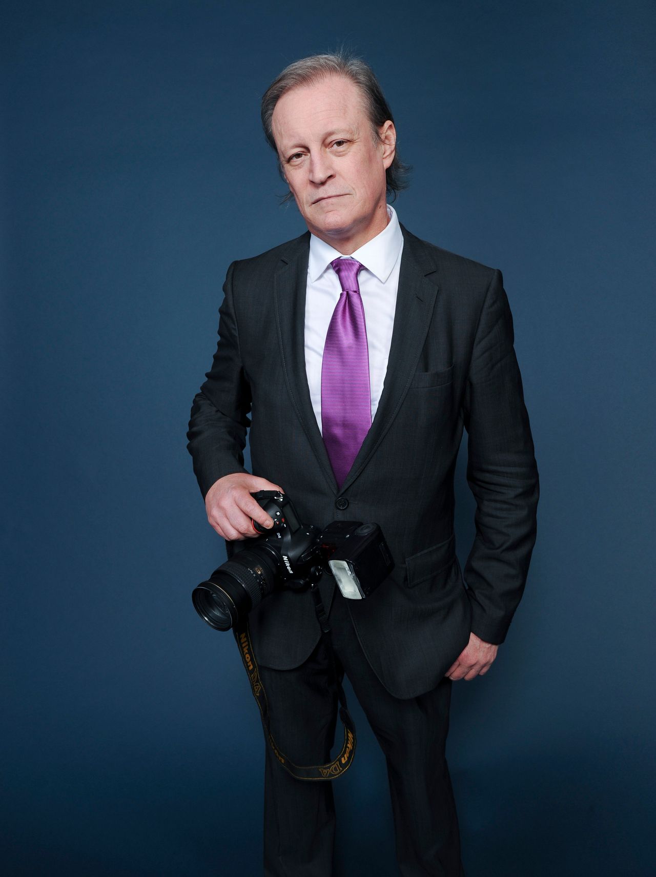 Patrick McMullan at New York City's Lincoln Center, 2013. 