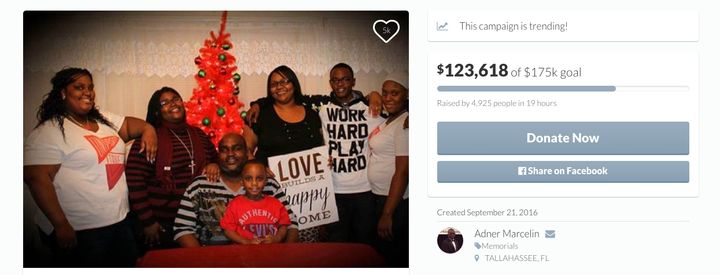 All of the campaign's proceeds will go directly to Crutcher's immediate family.