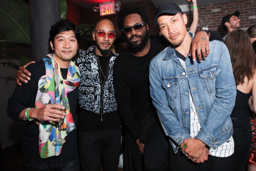 Swizz Beats, Maxwell Osborne & Dao-Yi Chow of Public School at Kola House