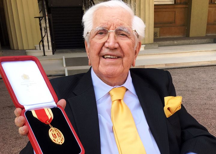 Jack Petchey CBE receives a knighthood in recognition of his charitable work.