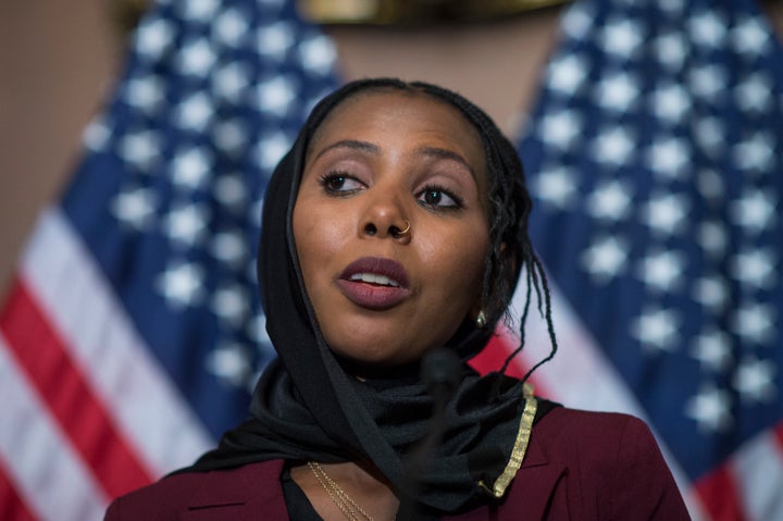 SEPTEMBER 22: Jaha Dukureh, a survivor of female genital mutilation and founder of Safe Hands for Girls, speaks during a news