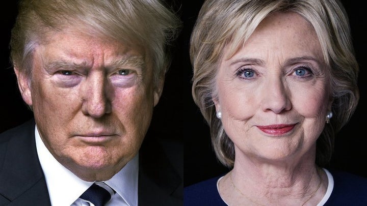 Republican Presidential Candidate Donald Trump and Democratic Presidential Candidate Hillary Clinton square off in the first
