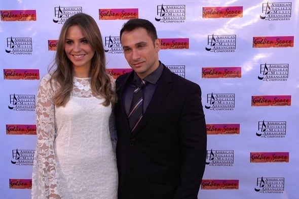 At the Red Carpet for 2015 Golden Score Awards by ASMC (American Society of Music Arrangers & Composers)