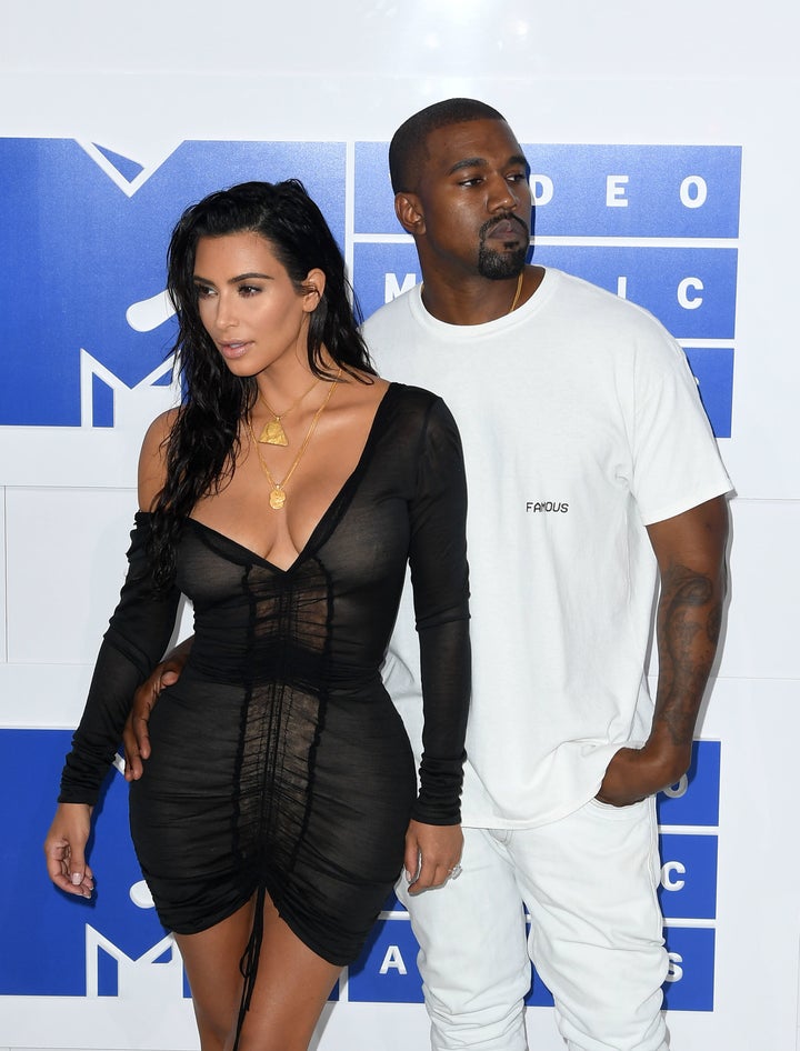<strong>Kim Kardashian and Kanye West</strong>