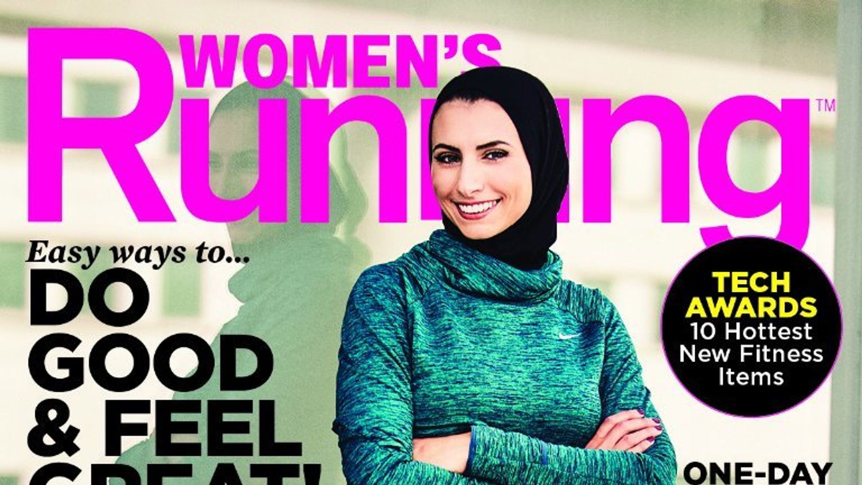 Women’s running magazine features woman in hijab on cover for the first time