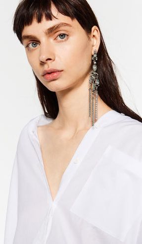 bold and glitzy earrings