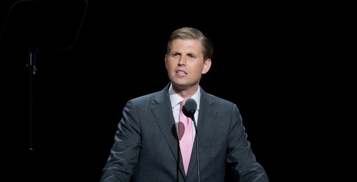 Eric Trump thinks his father is the "epitome of the American dream."