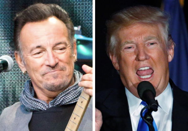 The Boss v. The Donald. 