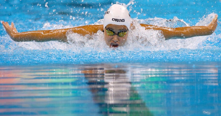 Women's 100m Butterfly - Heats - Olympic Aquatics Stadium - Rio de Janeiro, Brazil - 06/08/2016. Yusra Mardini