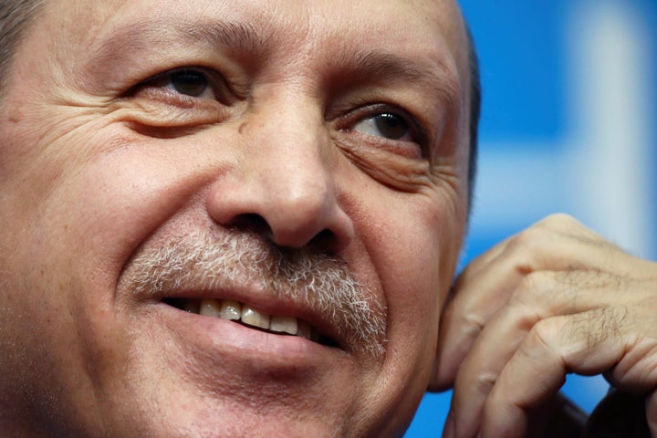 President Recep Tayyip Erdogand apparently felt no need to answer the criticism over mistreatment of a noted Turkish rep