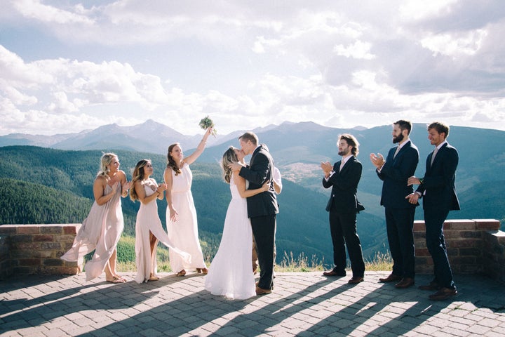 Now you may kiss the bride!