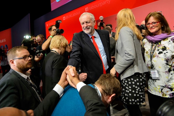 Corbyn won the leadership election with 61.8% of the vote.