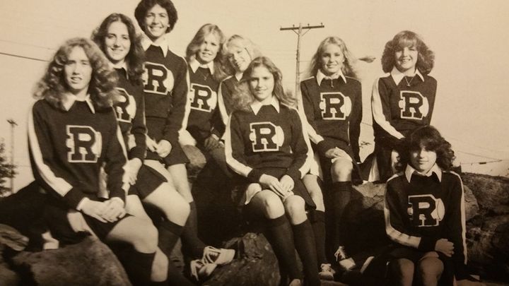 Go Rams! (Christine Blackburn pictured top far right)