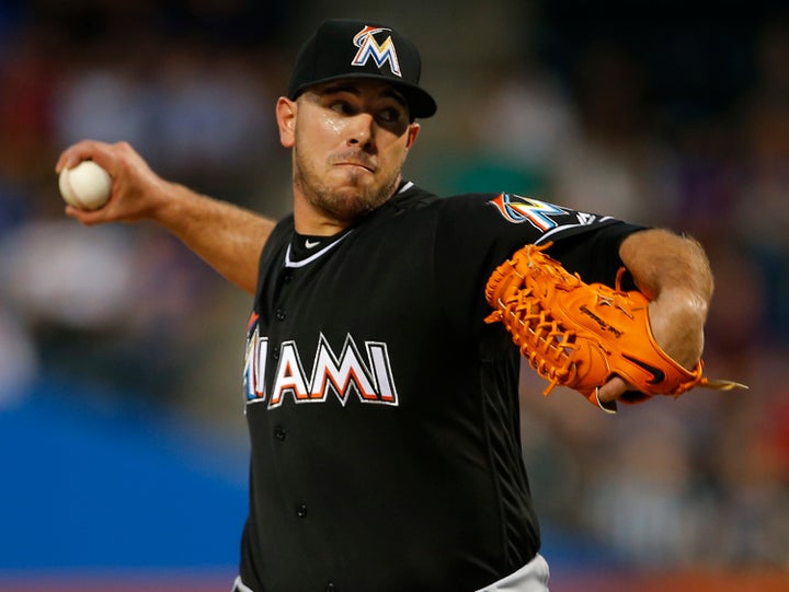 Jose Fernandez's daughter visits Marlins Park