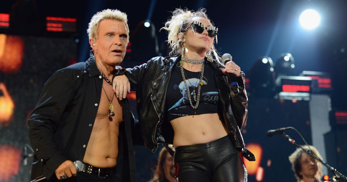 Miley Cyrus And Billy Idol Give The Crowd 'More, More, More' At ...