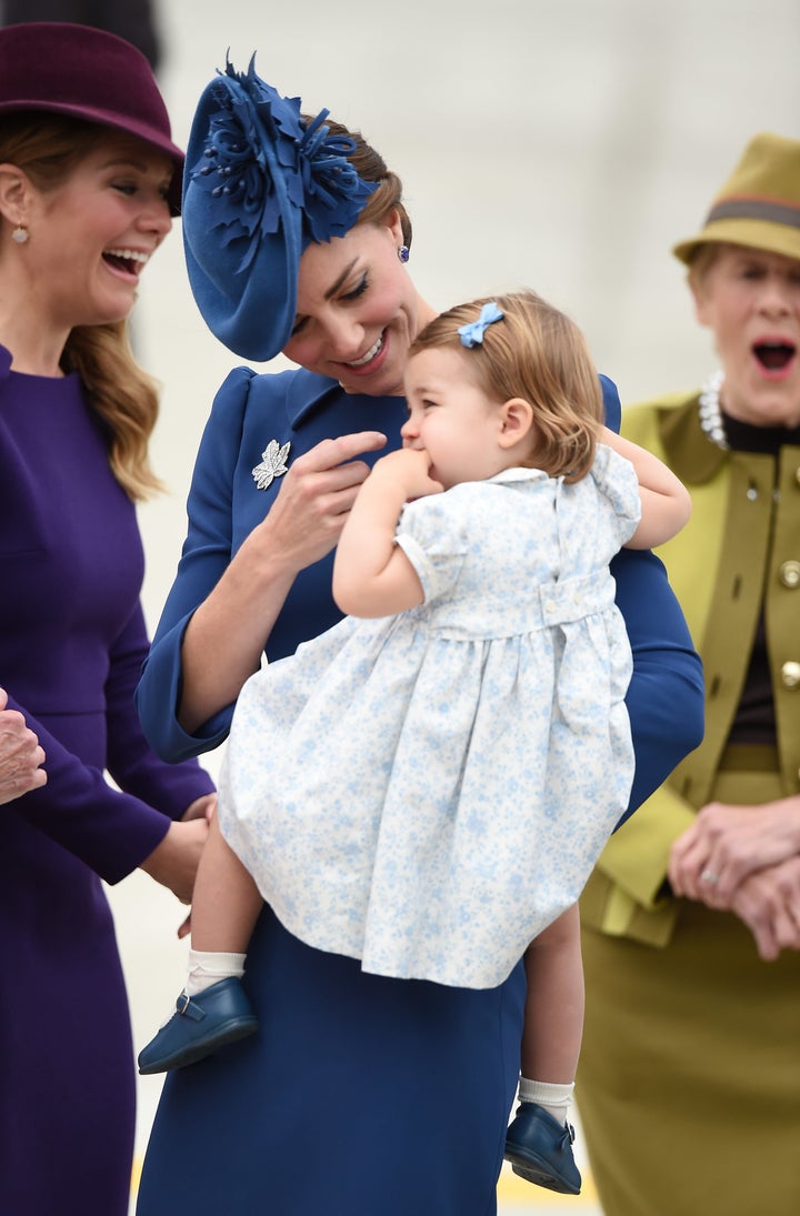 This is Princess Charlotte's first official royal visit