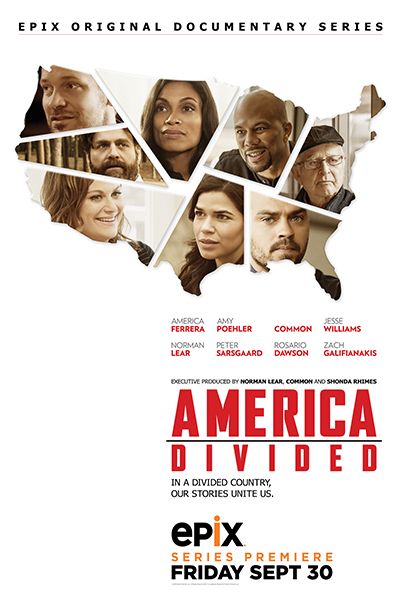 America Divided premiering on Epix on Sep. 30, 2016
