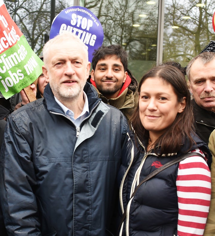 Jeremy Corbyn and Lisa Nandy