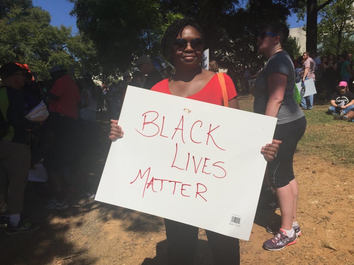 Cindy Robinson is focused on making sure everyone knows that black lives matter.