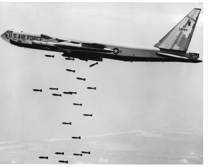 On Feb. 11, 1965, dozens of American B-52s gathered at Anderson AFB, Guam, as crews made final preparations for what would have been the largest U.S. bombing raid since World War II. The operation, directed at military targets in and around Hanoi and the nearby port city of Haiphong as a response to unprovoked Viet Cong attacks Feb. 7, 1965 that had killed 9 U.S. servicemen and wounded 126 others at Camp Holloway, a U.S. Army and helicopter compound near Pleiku in the Central Highlands of South Vietnam, was designed as a hammer blow that would decapitate the North Vietnamese military command and crush its ability to make war. But the top-secret mission was cancelled at the last hour by President Lyndon Johnson on the advice of his Defense Secretary Robert McNamara, who favored a "gradual" approach to the Vietnam conflict, a decision that many historians now rank as one of the greatest military blunders in U.S. history.