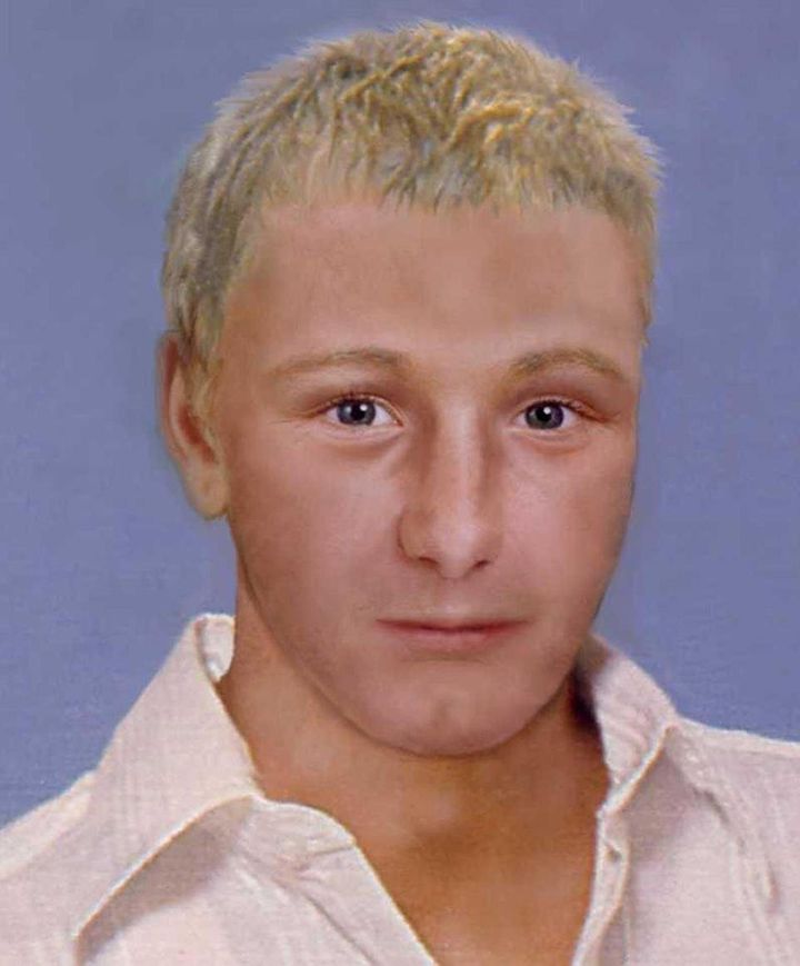 <strong>How Ben, who would now be 26, would have looked like at 18 according to a National Missing Person's Bureau image</strong>
