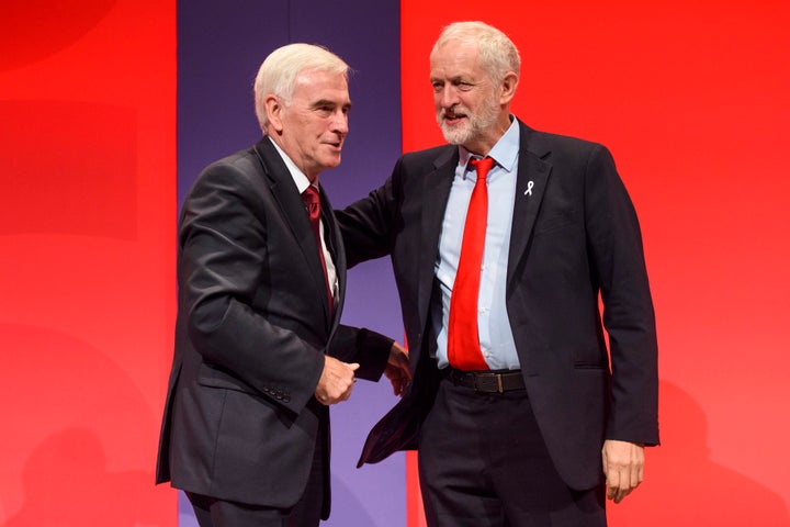 John McDonnell and Jeremy Corbyn