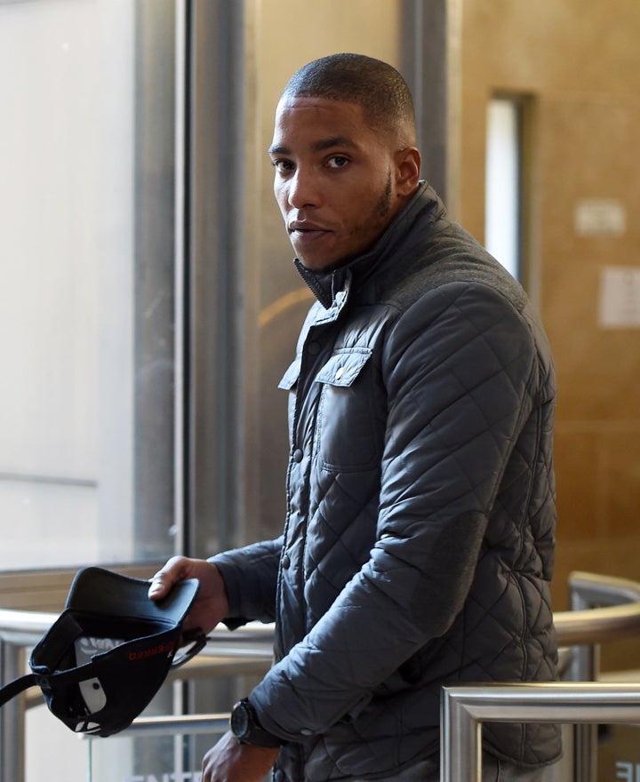 <strong>Elvin Gomis whose twin brother Yoan has admitted a string of sex offences; both brothers were held in custody for ten months as police were unable to work out who was responsible</strong>