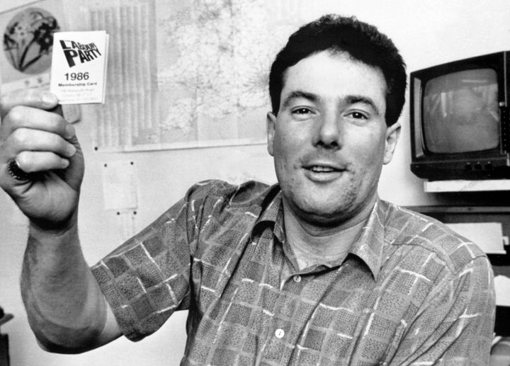 Derek Hatton shows his membership cared after being expelled