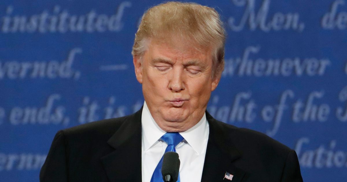 Donald Trump Had A Case Of The Sniffles At The First Debate Huffpost Videos
