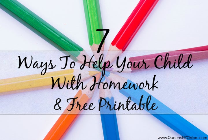 7 Ways To Help Your Child With Homework and Free Printables | HuffPost ...