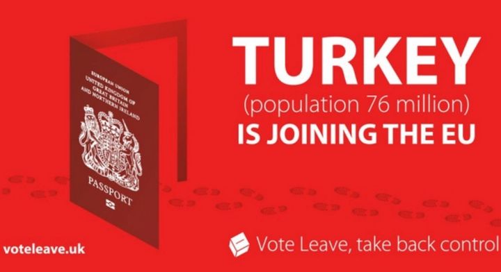 <strong>The Vote Leave poster, which was accused of 'stoking the fires of prejudice'</strong>
