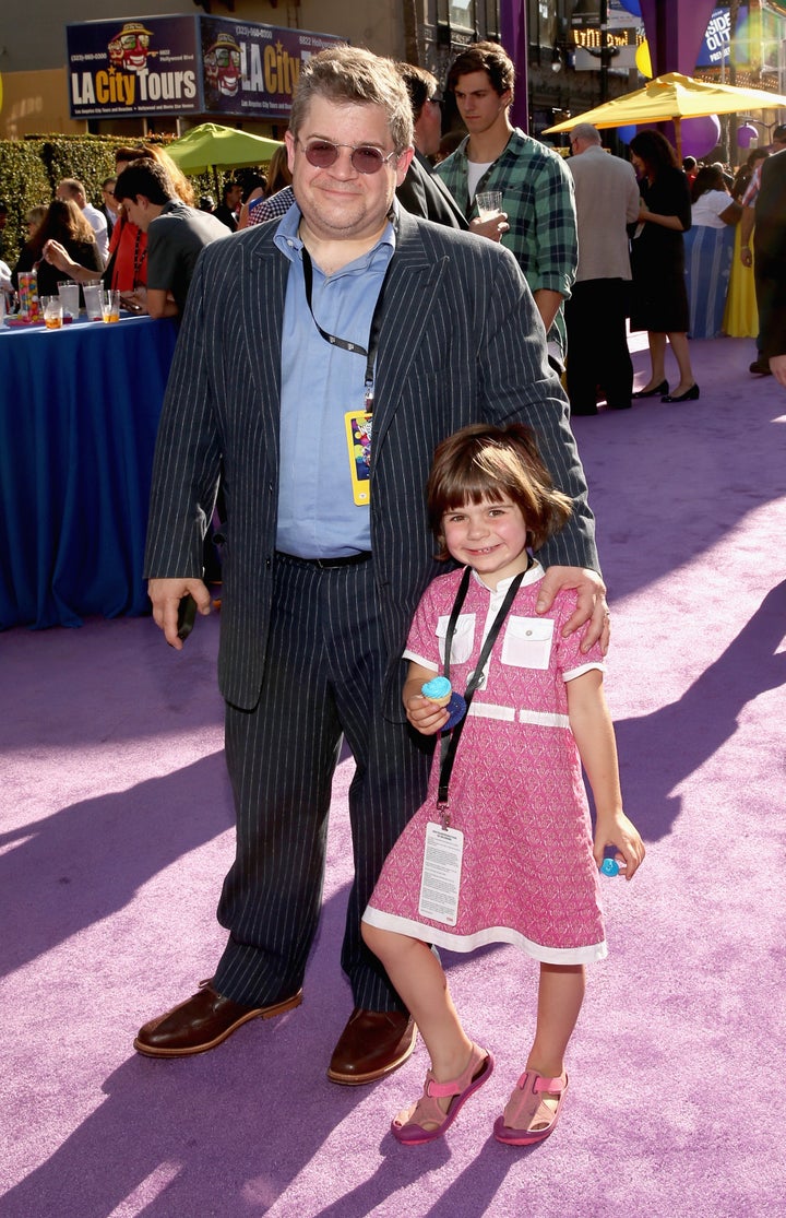 Oswalt and his daughter, Alice, in 2015. 