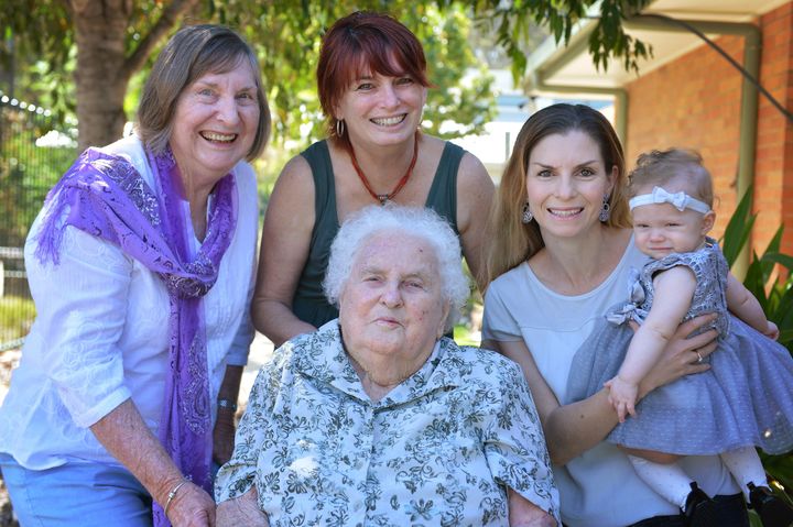 Unusual family includes five generations of women