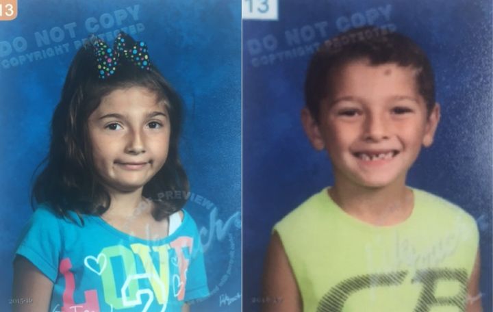 Liliana Hernandez, 7, and Rene Pasztor, 6, were the focus of an Amber Alert in Indiana on Monday.