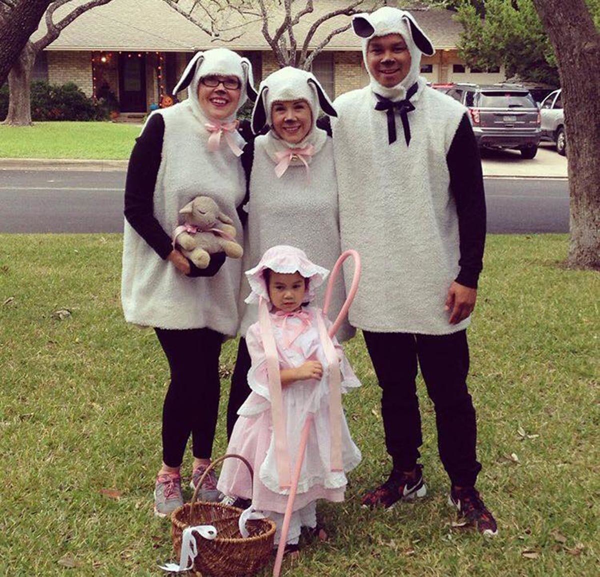 little bo peep family costume