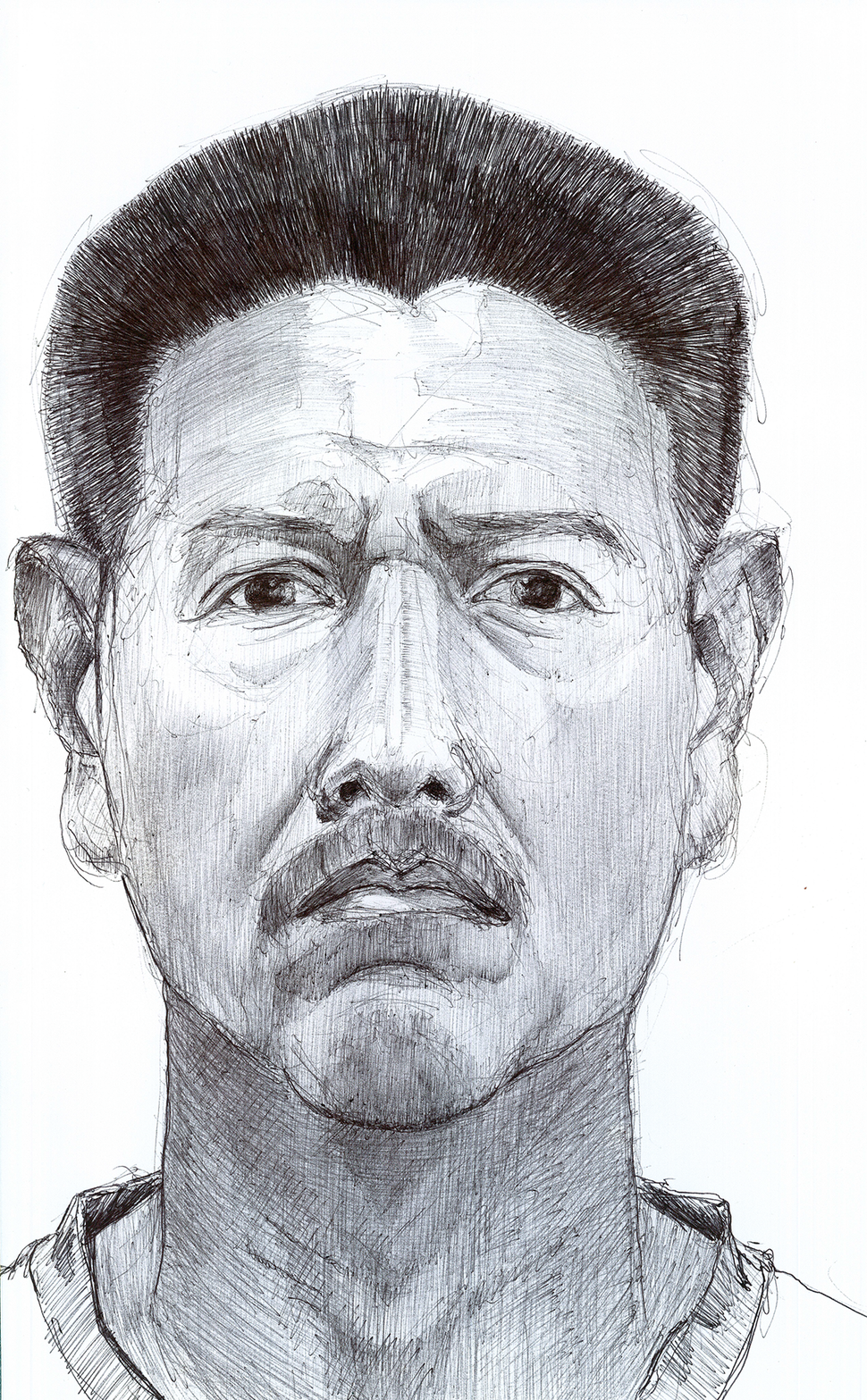 José Alvarez (D.O.P.A.) Ricardo, Mexico, 2012, Ballpoint pen on paper