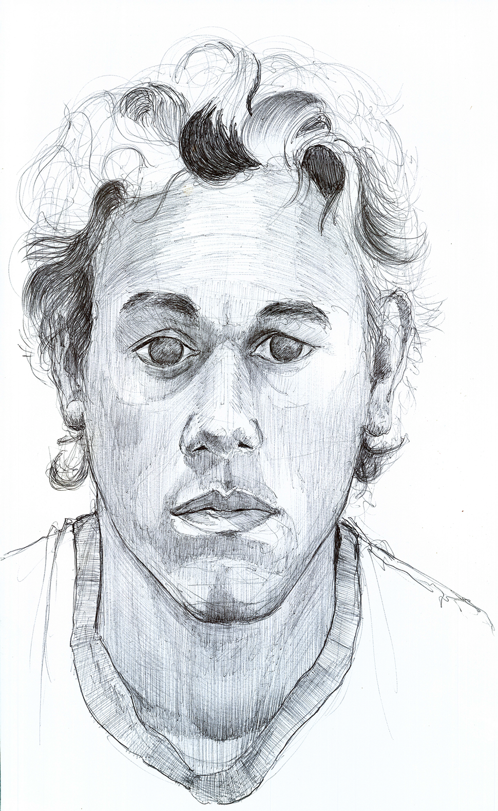 José Alvarez (D.O.P.A.) Patrik, Hungary, 2012, Ballpoint pen on paper